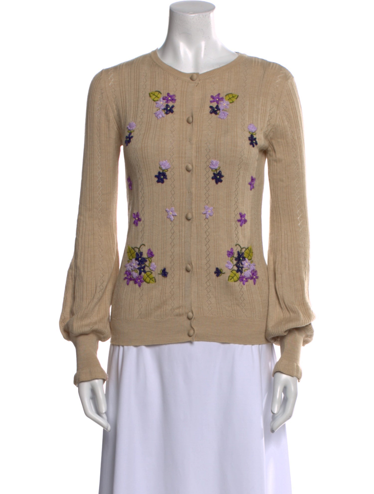 Valentino Virgin Wool Crew Neck Sweater