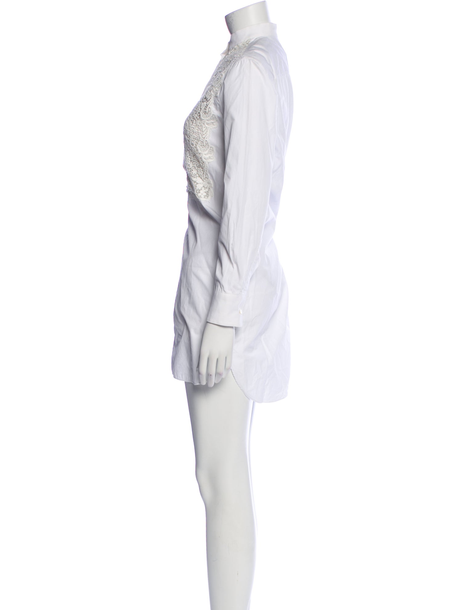 Valentino Mock Neck Mini Dress