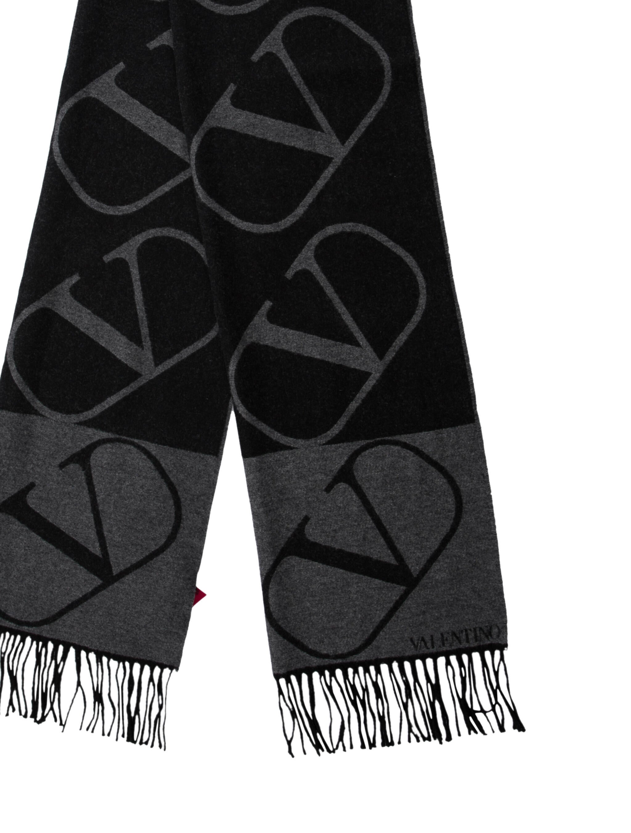 Valentino Wool Printed Scarf w/ Tags