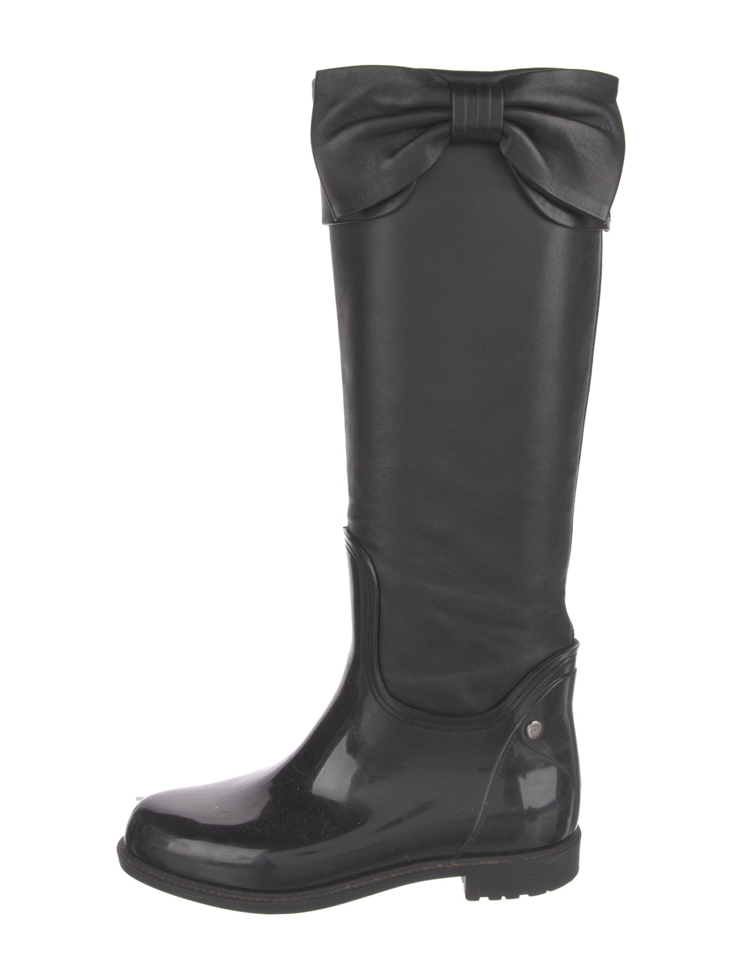Valentino Rockstud Accents Rubber Rain Boots