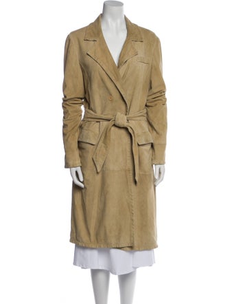 Valentino Suede Trench Coat