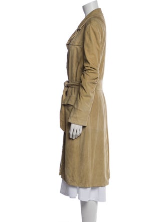 Valentino Suede Trench Coat