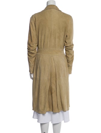Valentino Suede Trench Coat