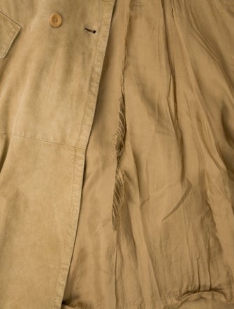 Valentino Suede Trench Coat