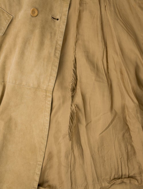 Valentino Suede Trench Coat