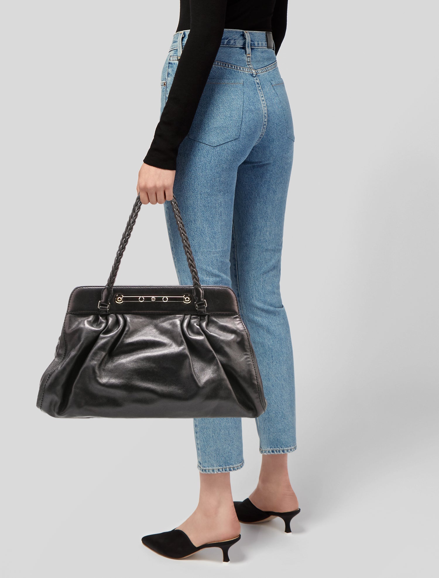 Valentino Leather Shoulder Bag