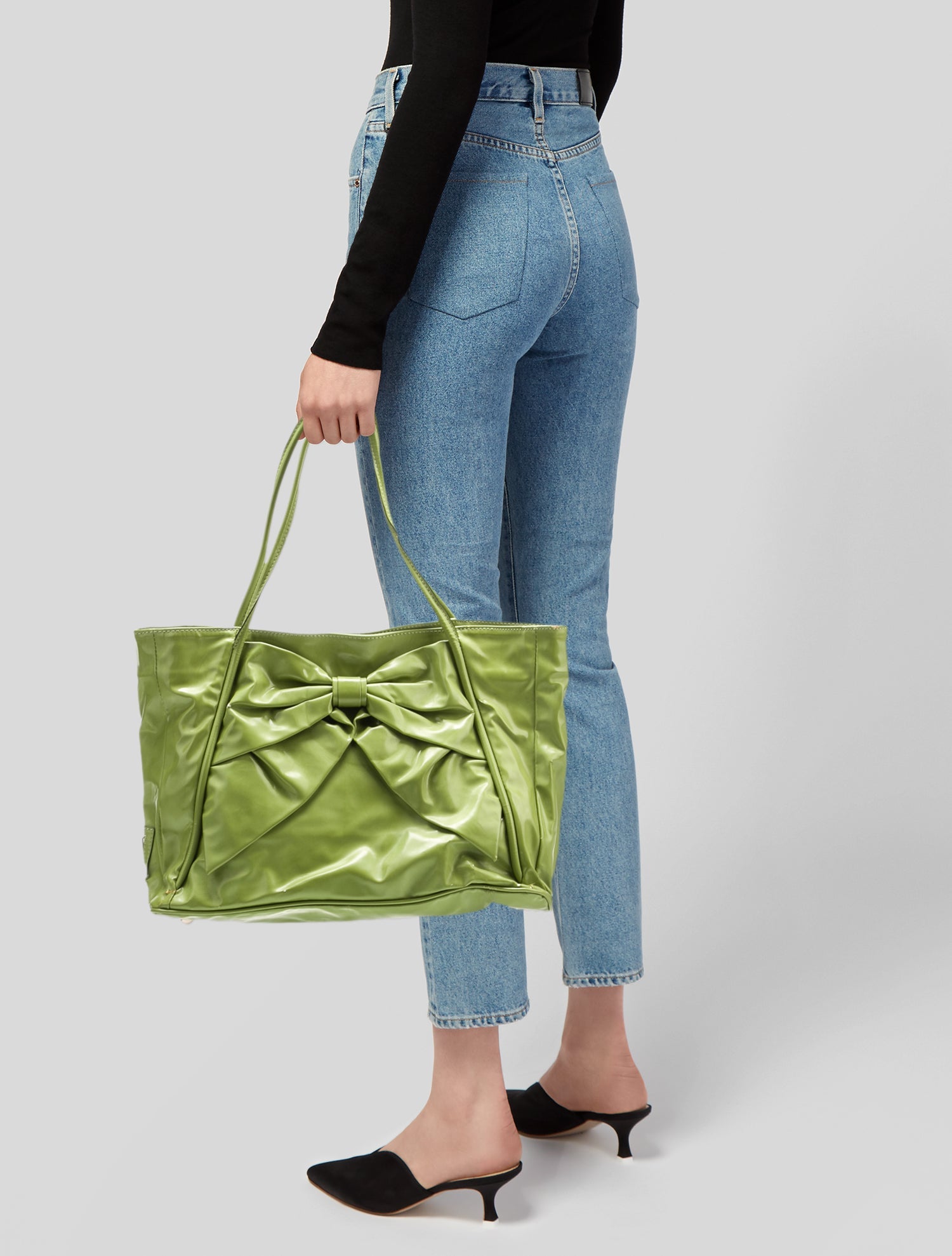 Valentino Patent Leather Shoulder Bag