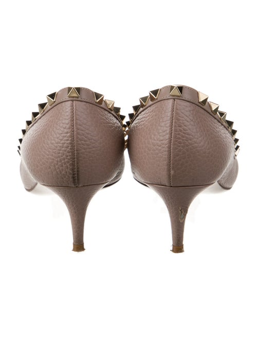 Valentino Rockstud Accents Leather Pumps