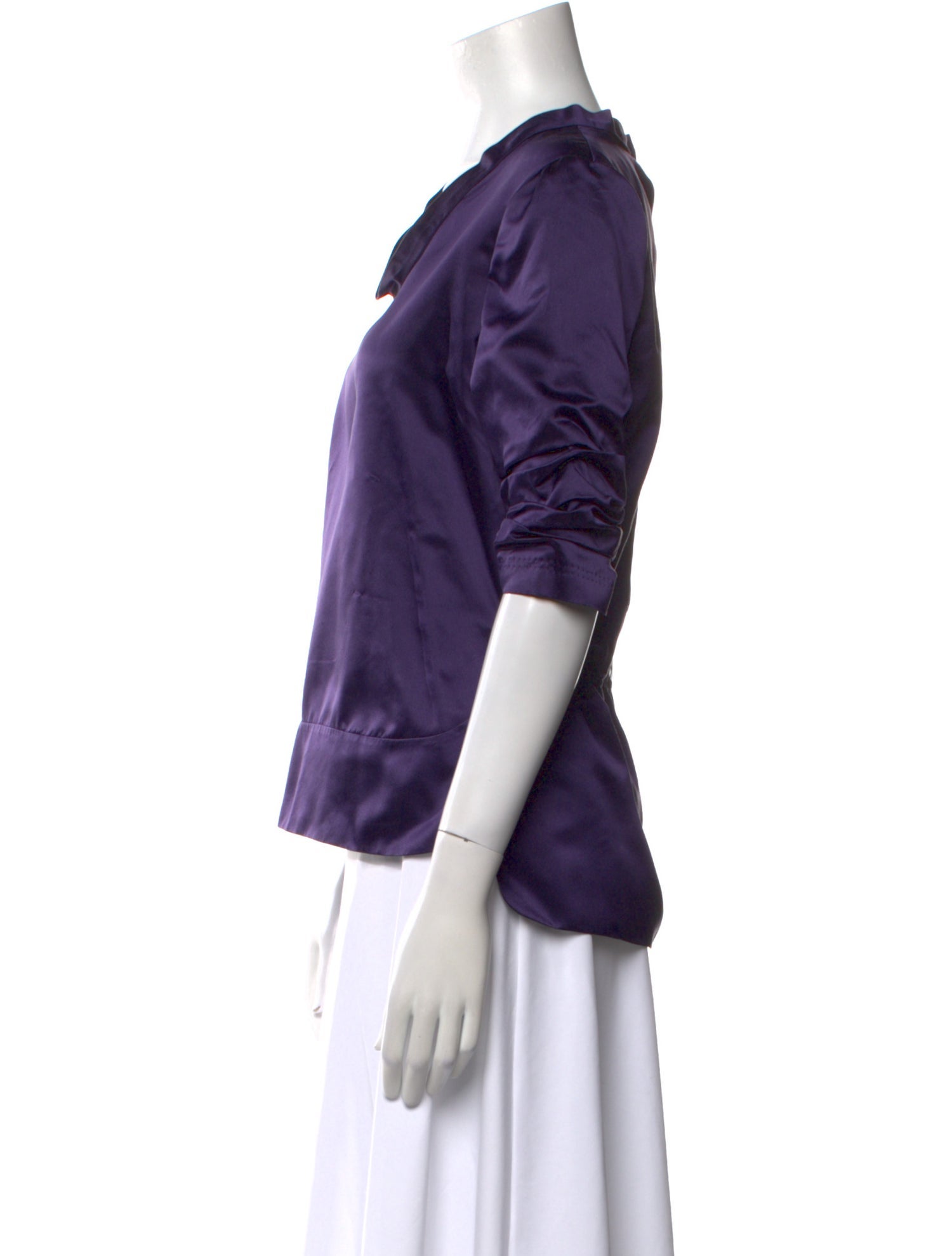 Valentino Silk Cowl Neck Blouse