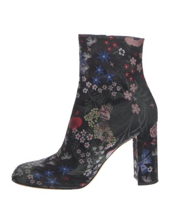 Valentino Floral Print Sock Boots