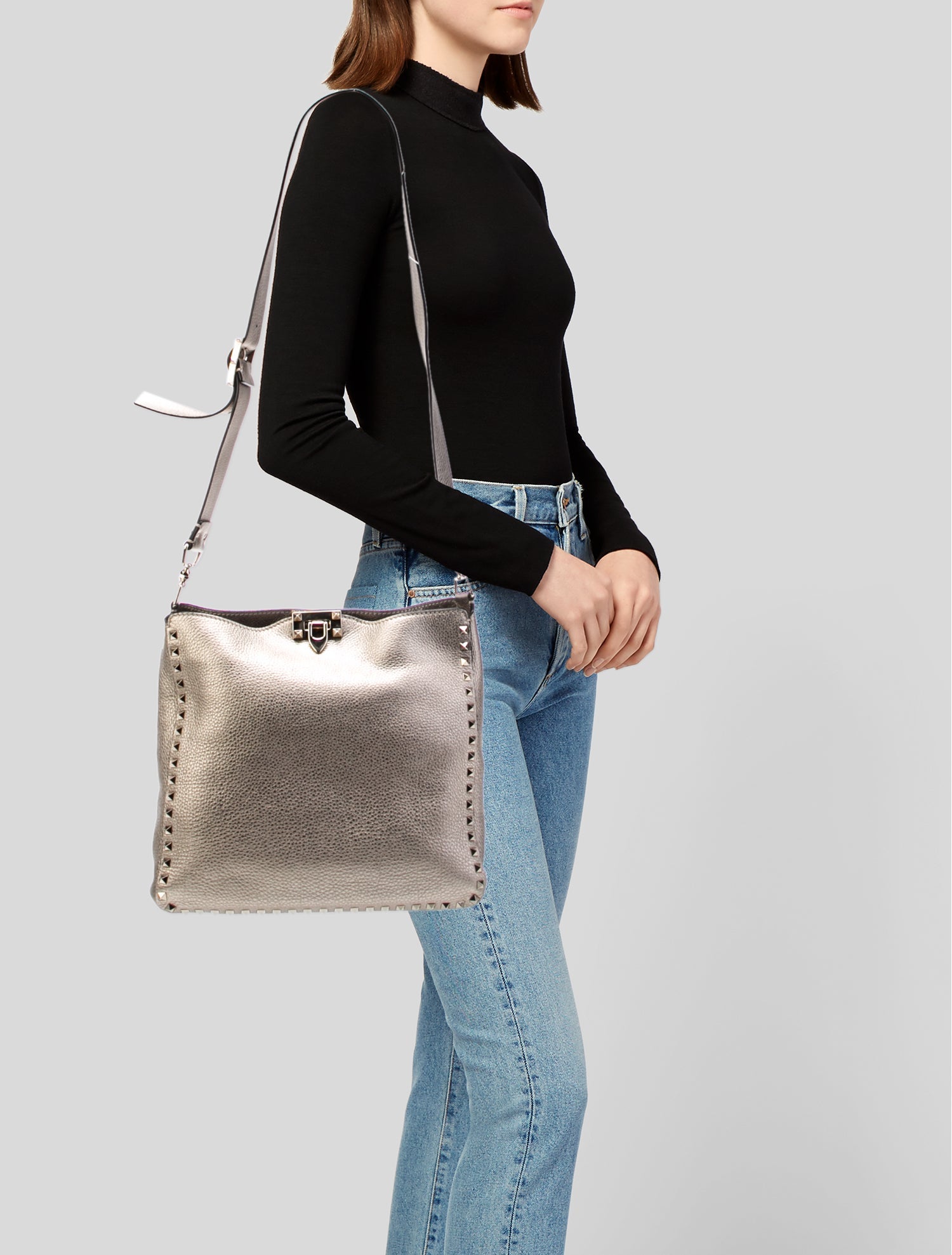 Valentino Rockstud Messenger Bag