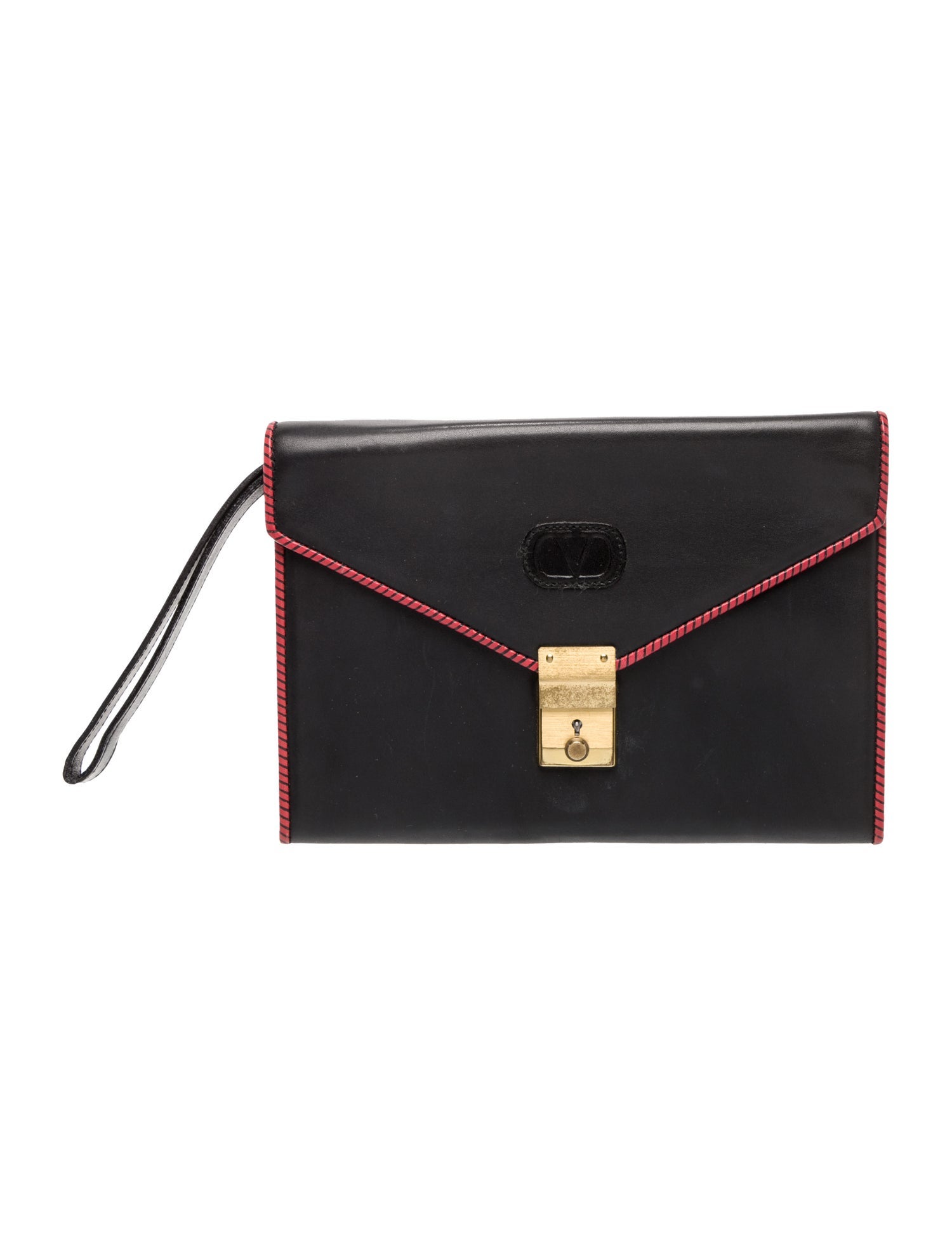 Valentino Leather Clutch Vintage
