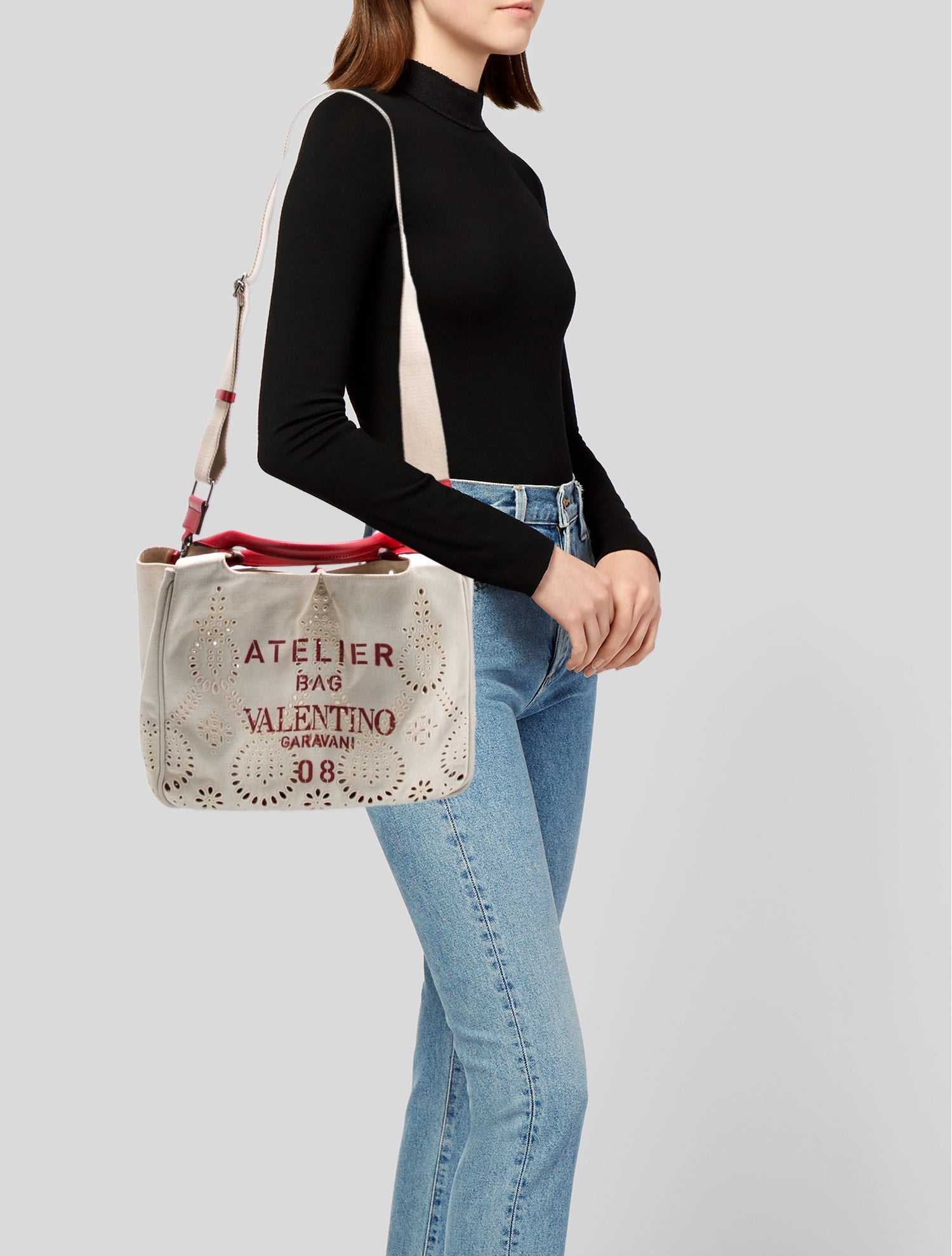 Valentino Canvas Hobo