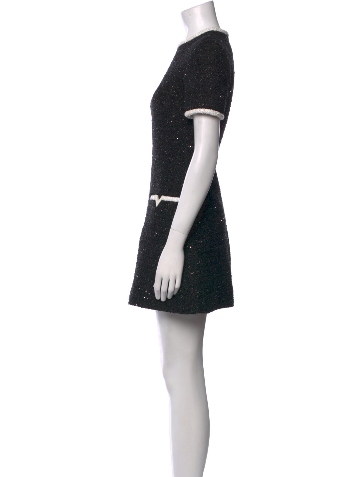 Valentino Crew Neck Mini Dress