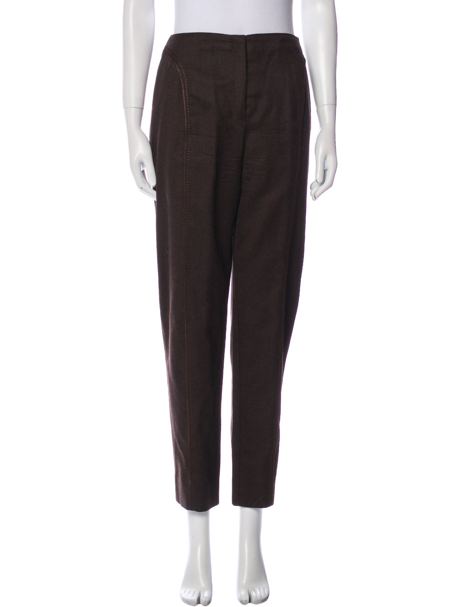 Valentino Virgin Wool Straight Leg Pants