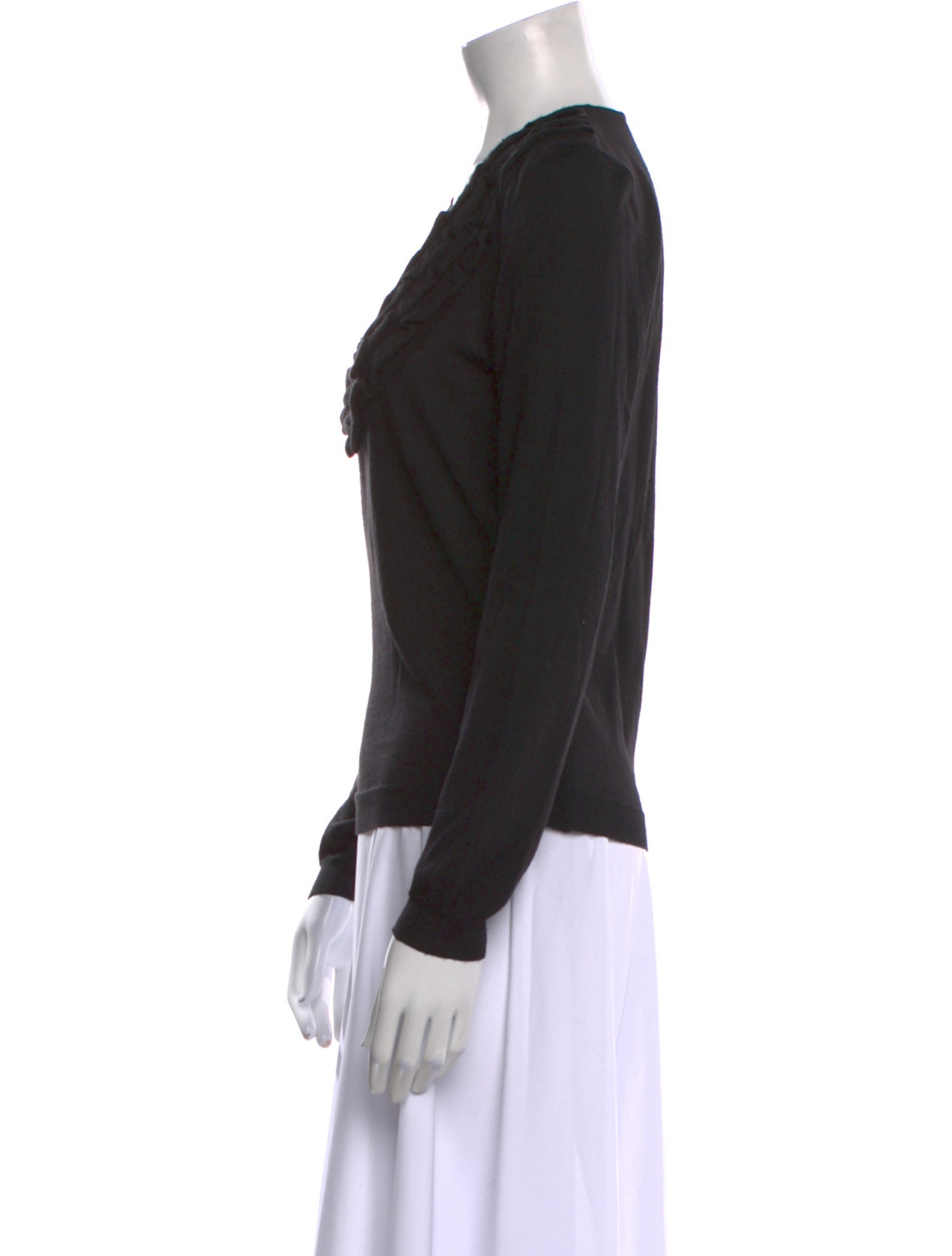 Valentino Virgin Wool Scoop Neck Sweater