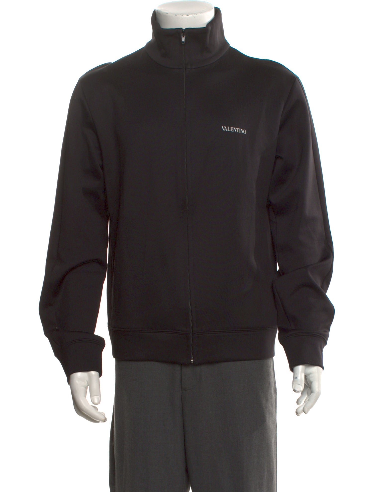 Valentino Rockstud Accents Graphic Print Sweatshirt