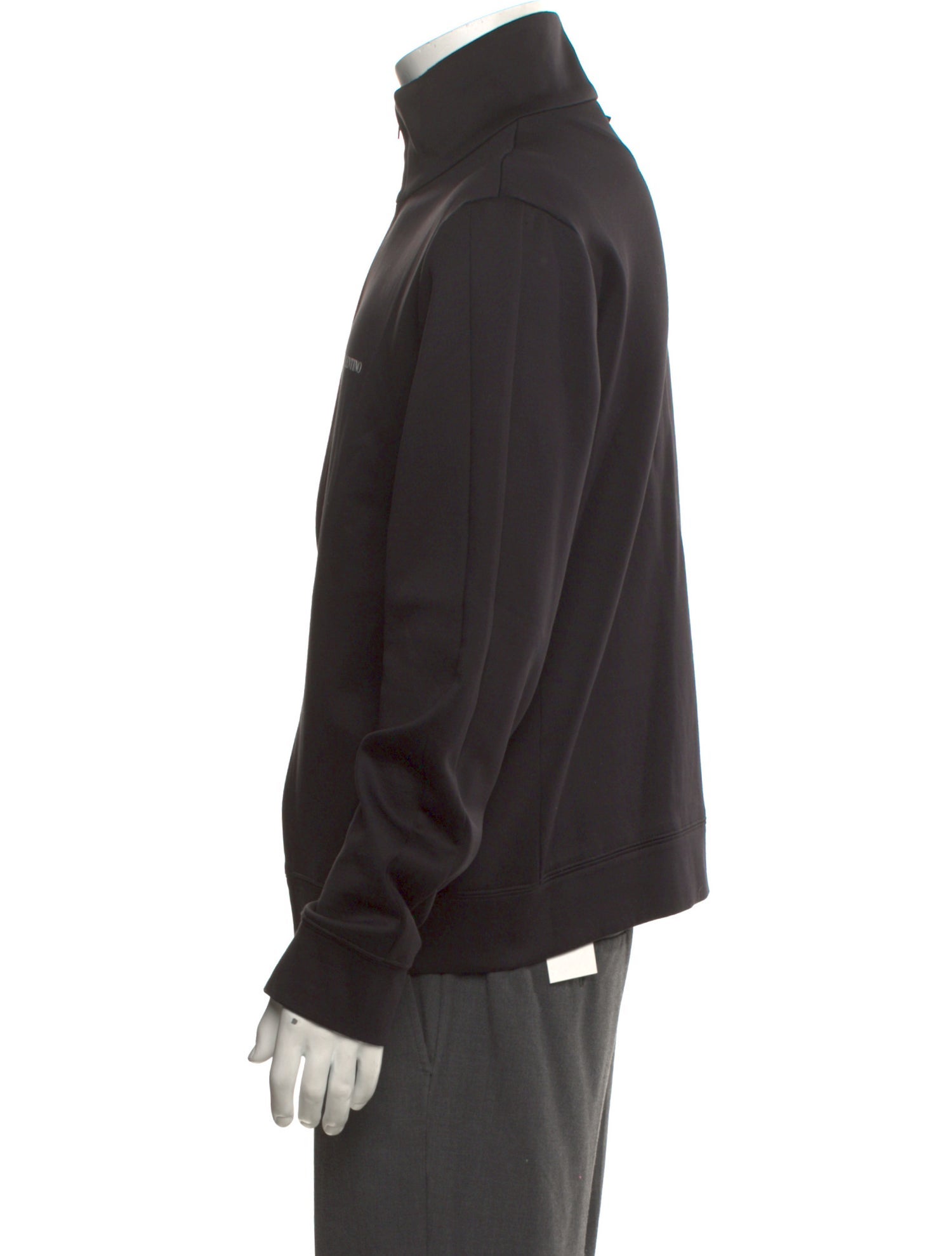 Valentino Rockstud Accents Graphic Print Sweatshirt