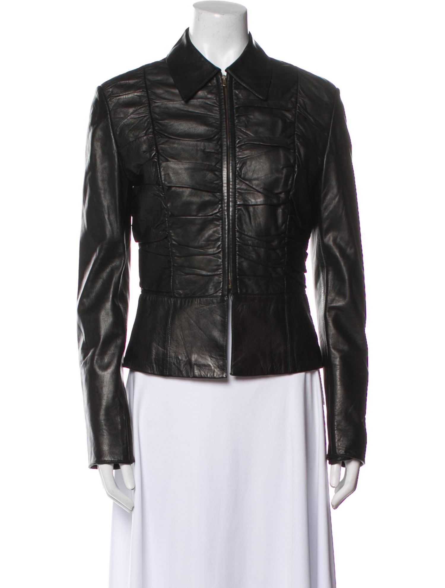 Valentino Lamb Leather Biker Jacket