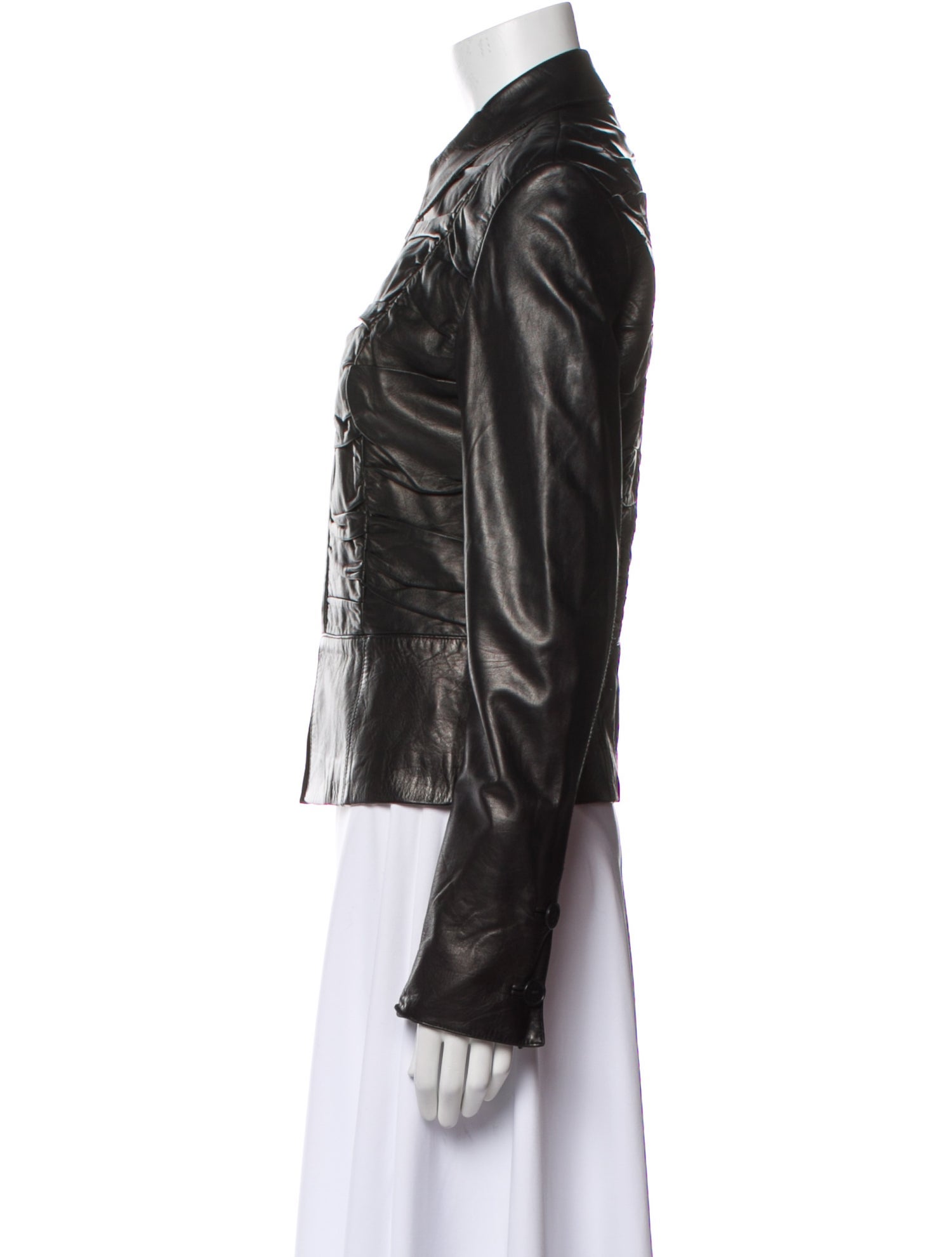 Valentino Lamb Leather Biker Jacket