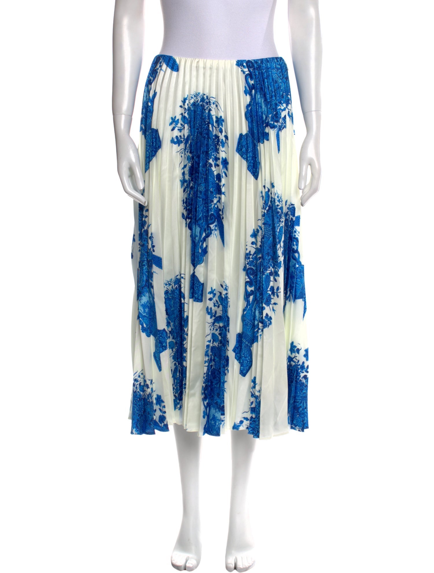 Valentino Silk Midi Length Skirt w/ Tags