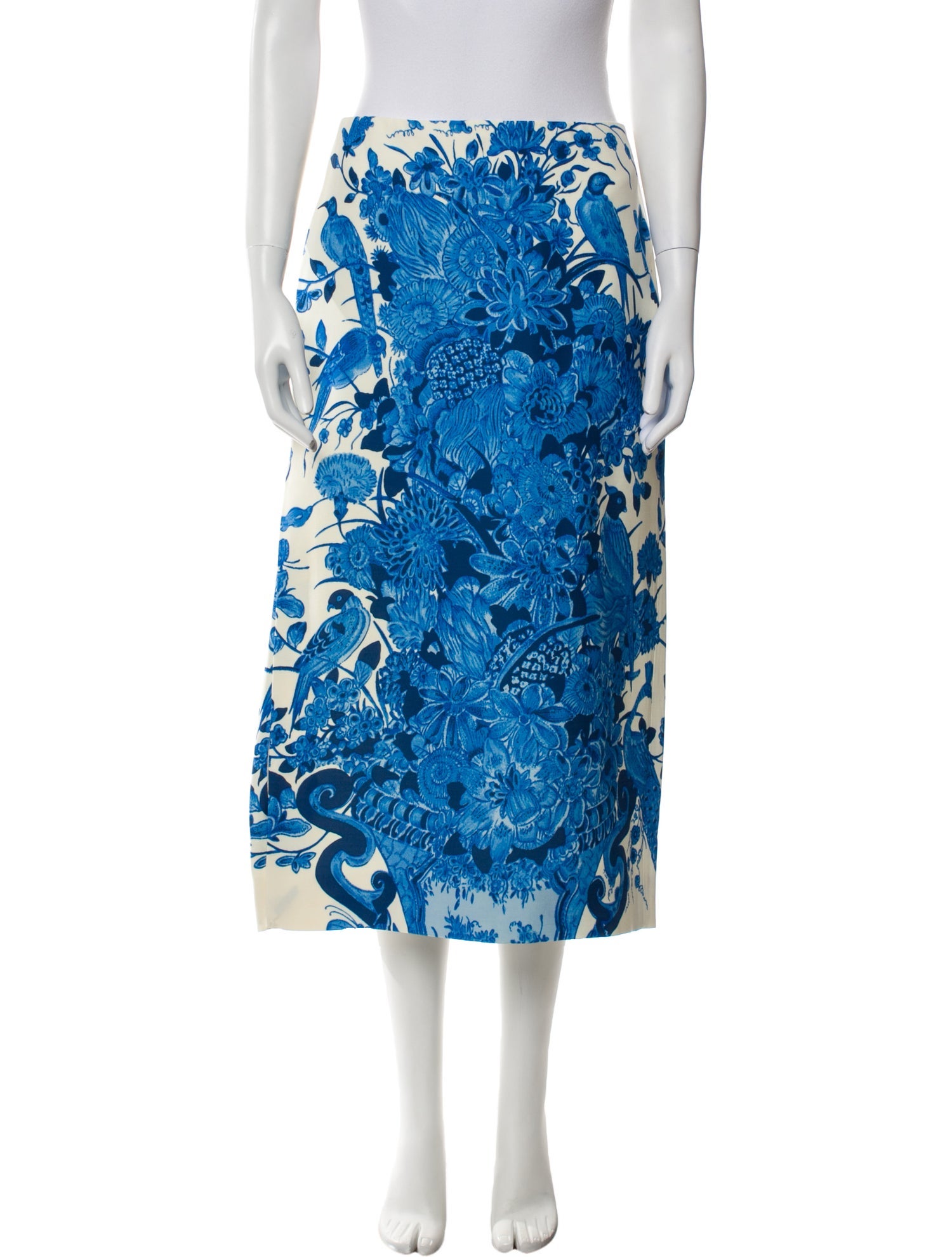 Valentino Virgin Wool Midi Length Skirt w/ Tags