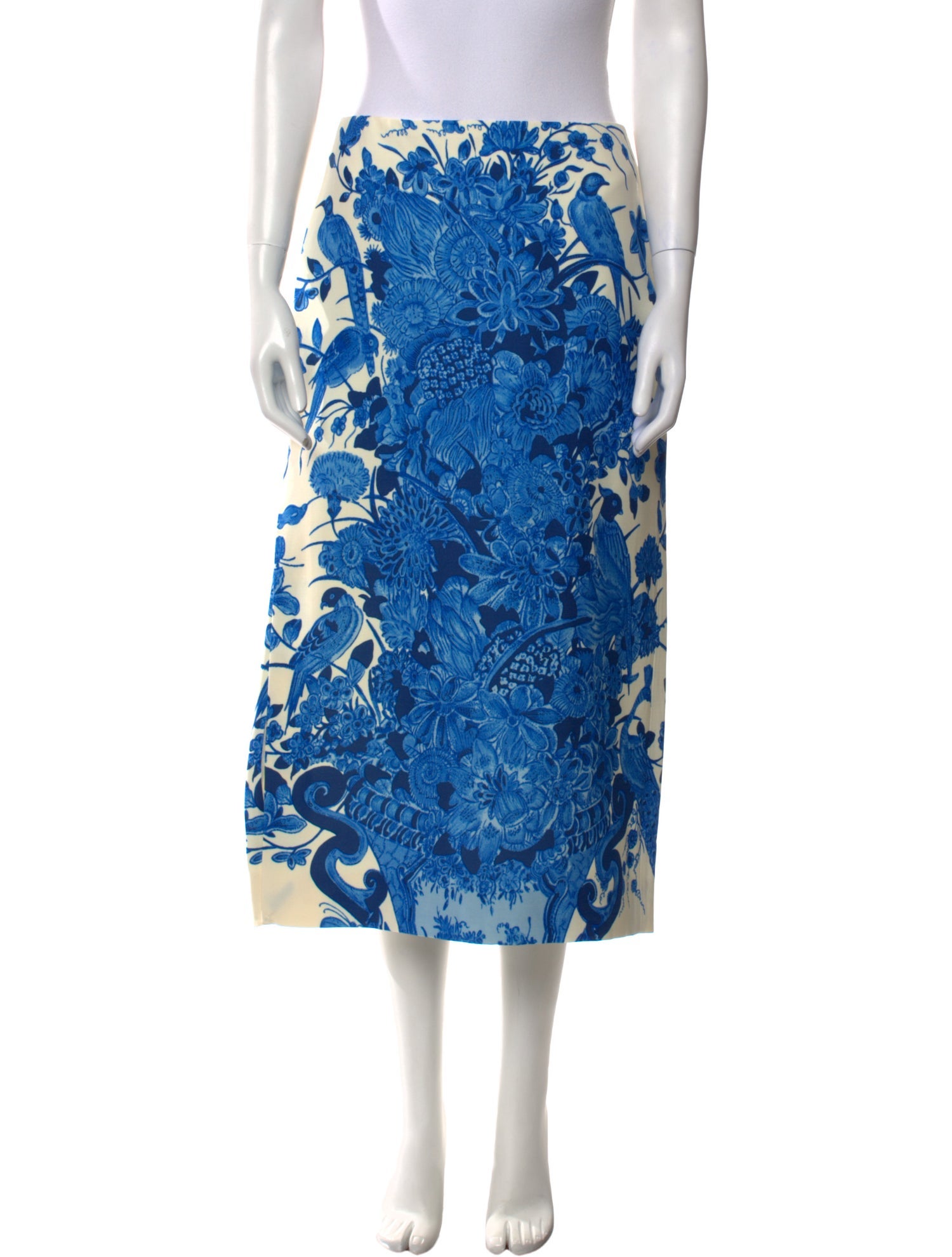 Valentino Virgin Wool Midi Length Skirt w/ Tags