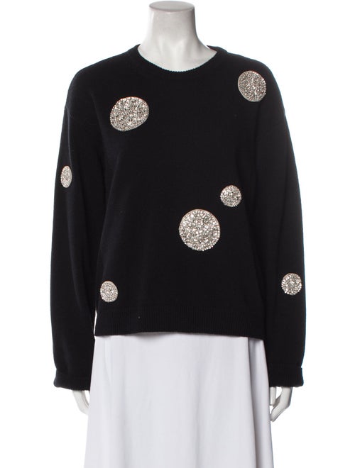 Valentino Virgin Wool Printed Sweater