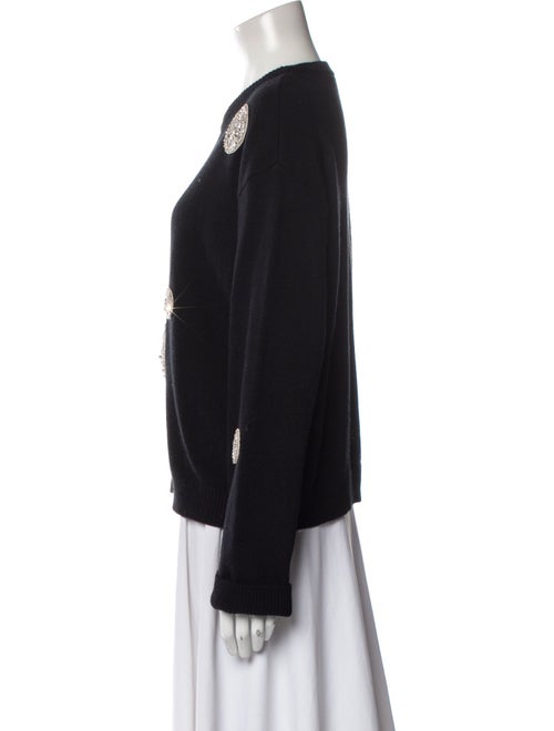 Valentino Virgin Wool Printed Sweater