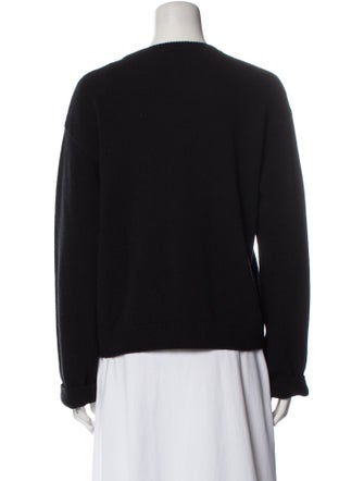 Valentino Virgin Wool Printed Sweater