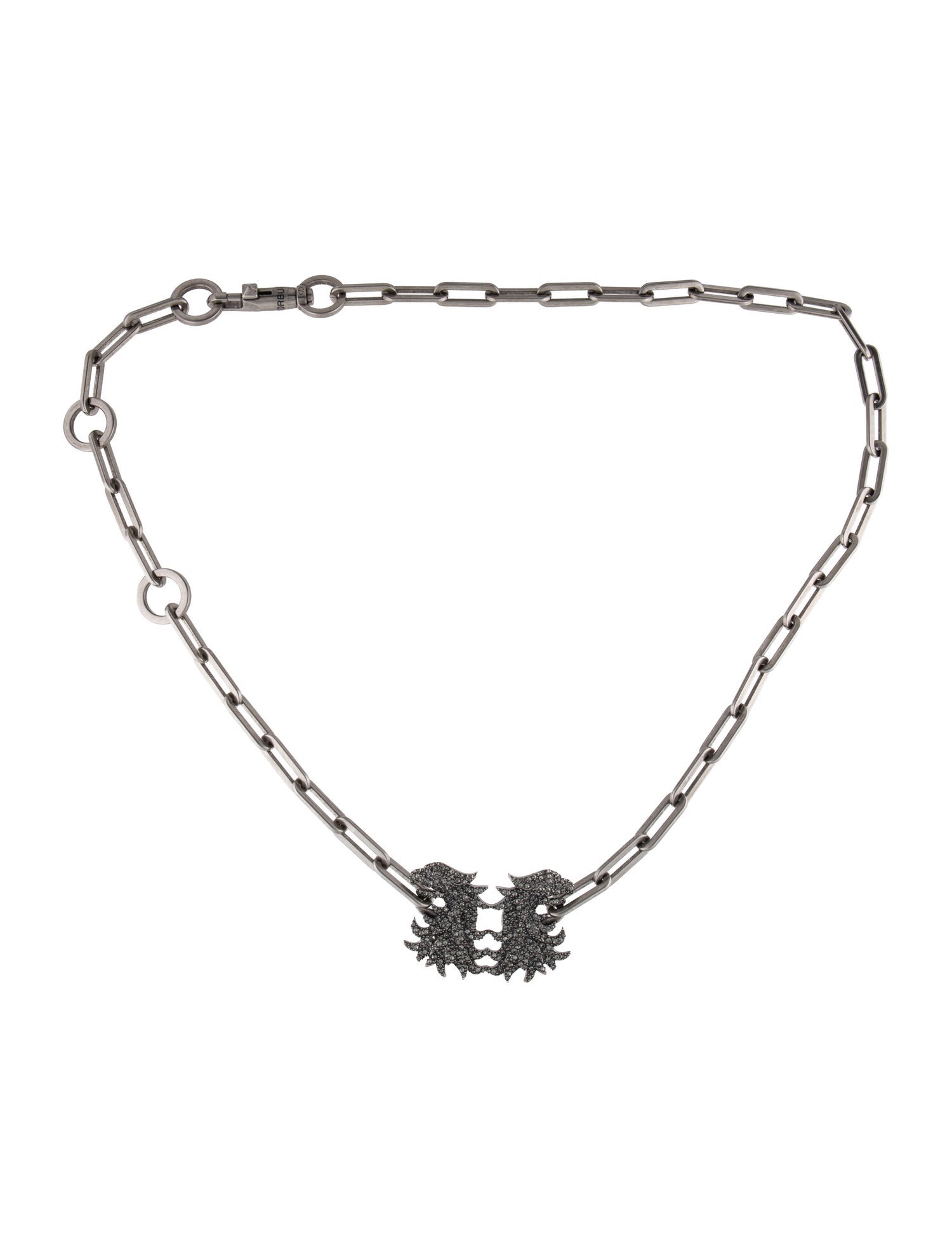 Valentino Metal Chain-Link Accents Waist Belt w/ Tags