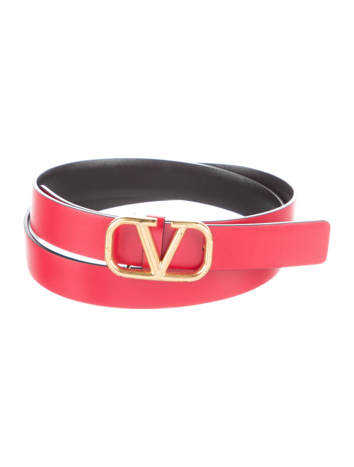 Valentino Skinny Leather Belt Kit