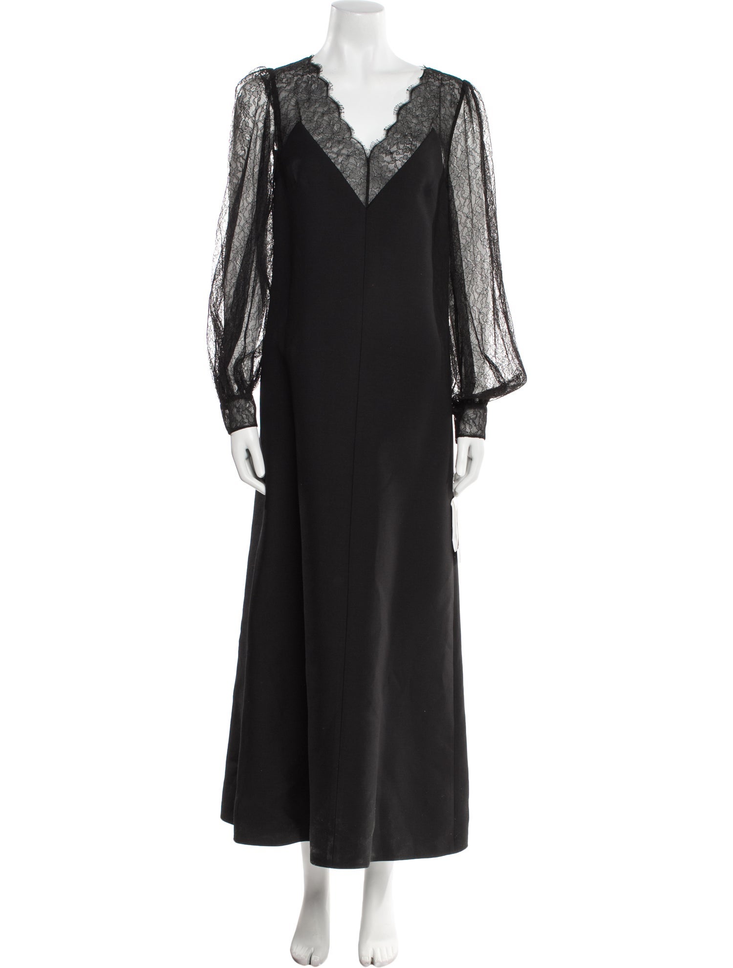 Valentino Virgin Wool Long Dress