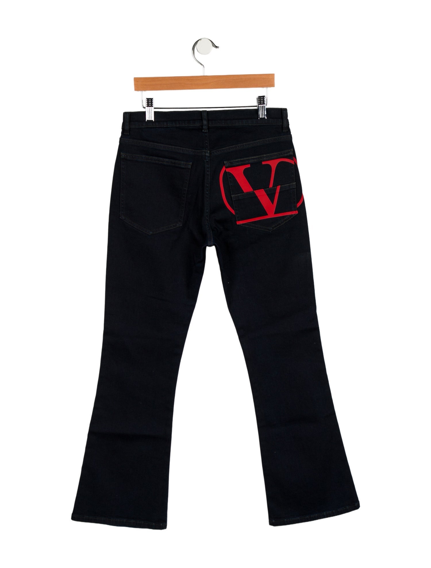 Valentino Mid-Rise Wide Leg Jeans w/ Tags