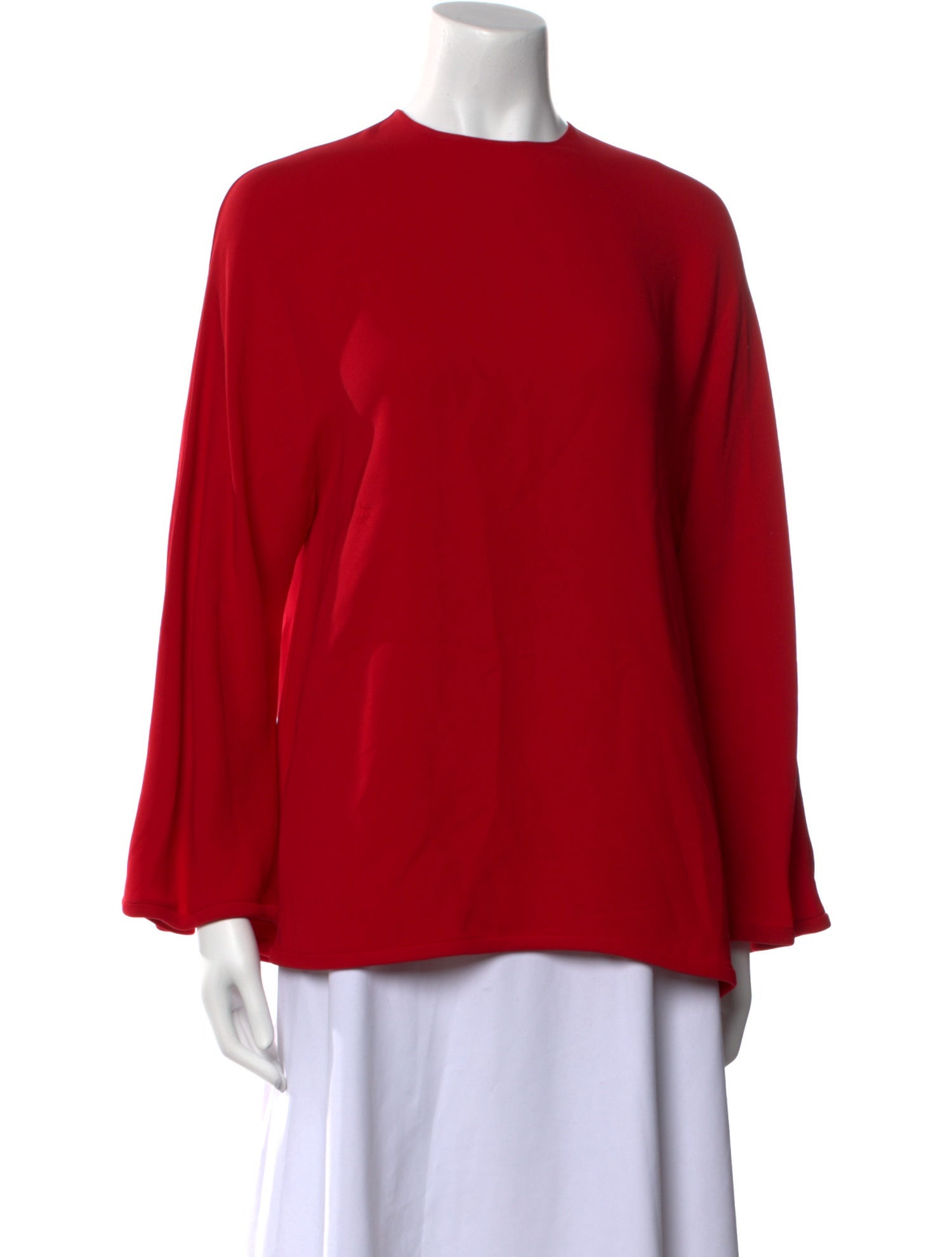 Valentino Silk Crew Neck Blouse