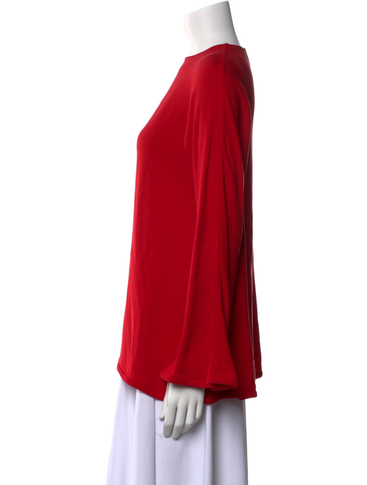 Valentino Silk Crew Neck Blouse