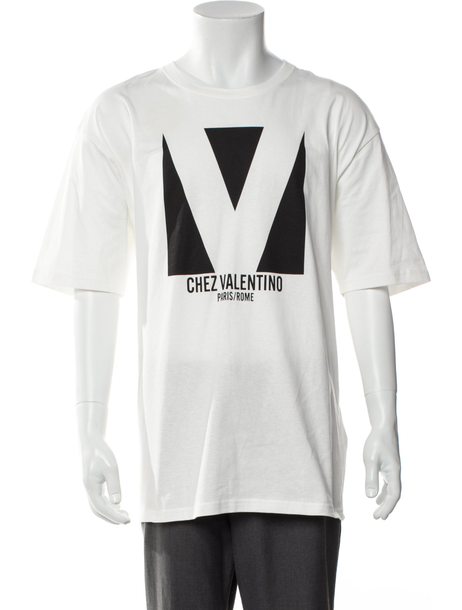 Valentino Graphic Print Crew Neck T-Shirt w/ Tags
