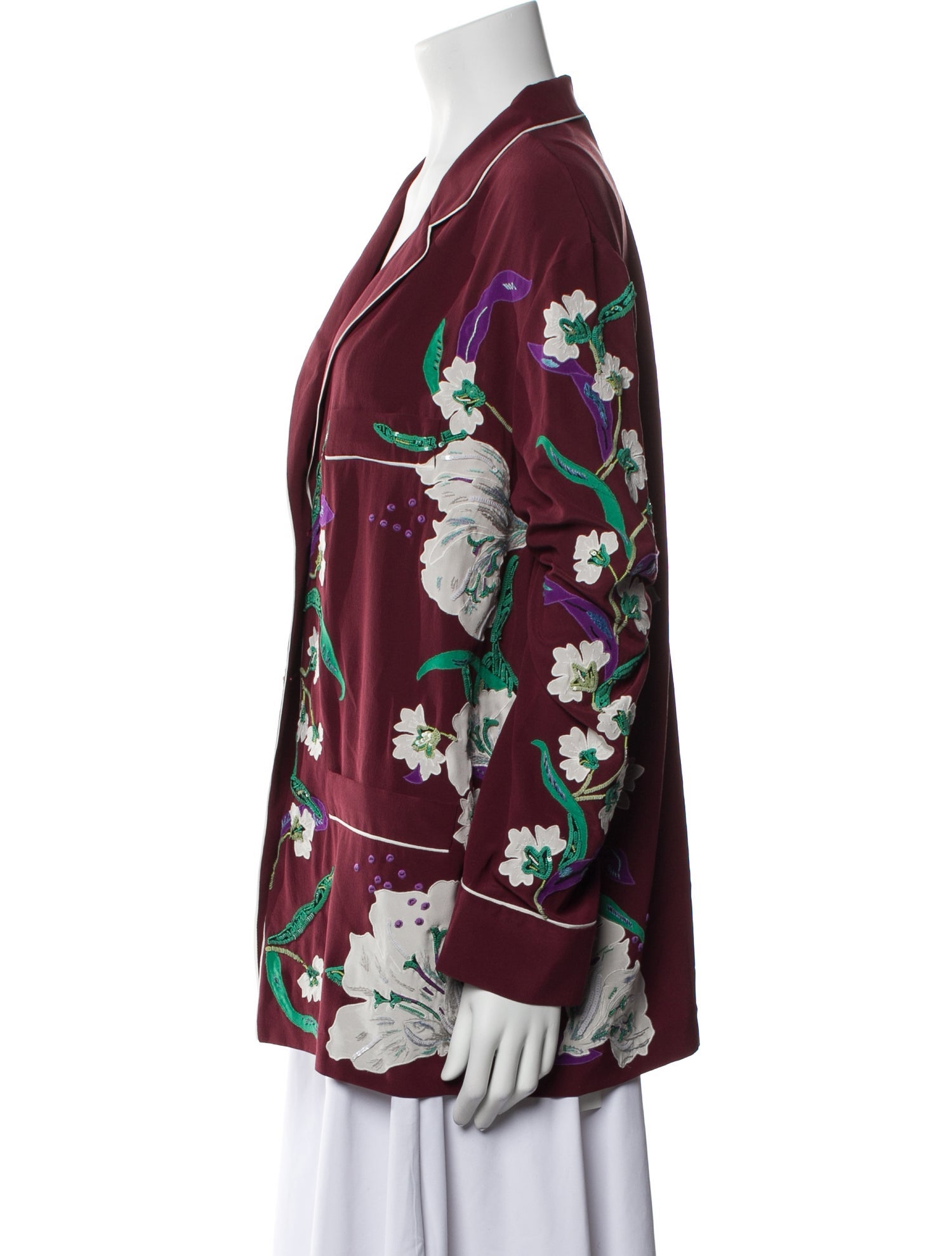 Valentino Silk Printed Pajamas