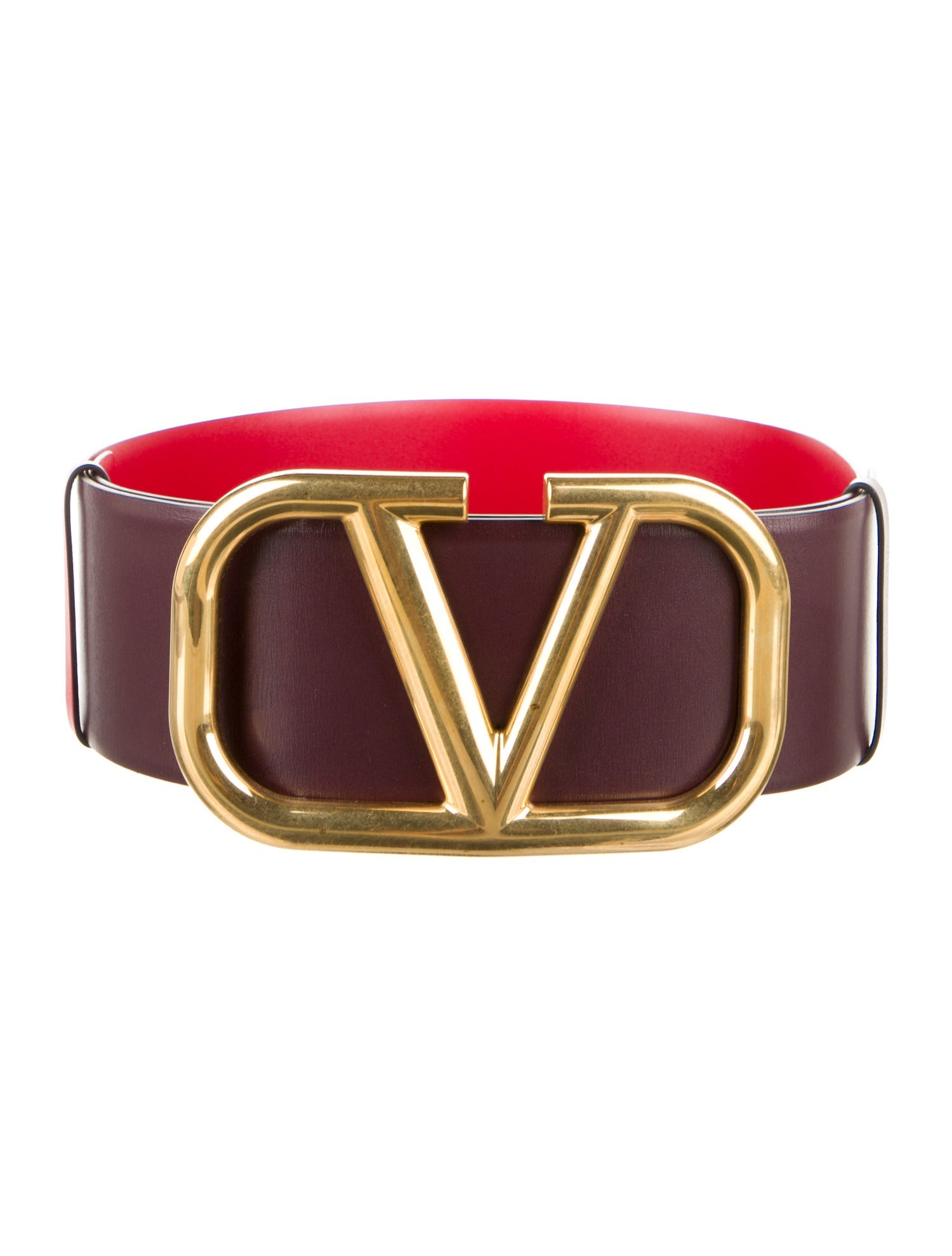Valentino Vlogo Leather Belt