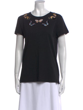 Valentino Graphic Print Crew Neck T-Shirt