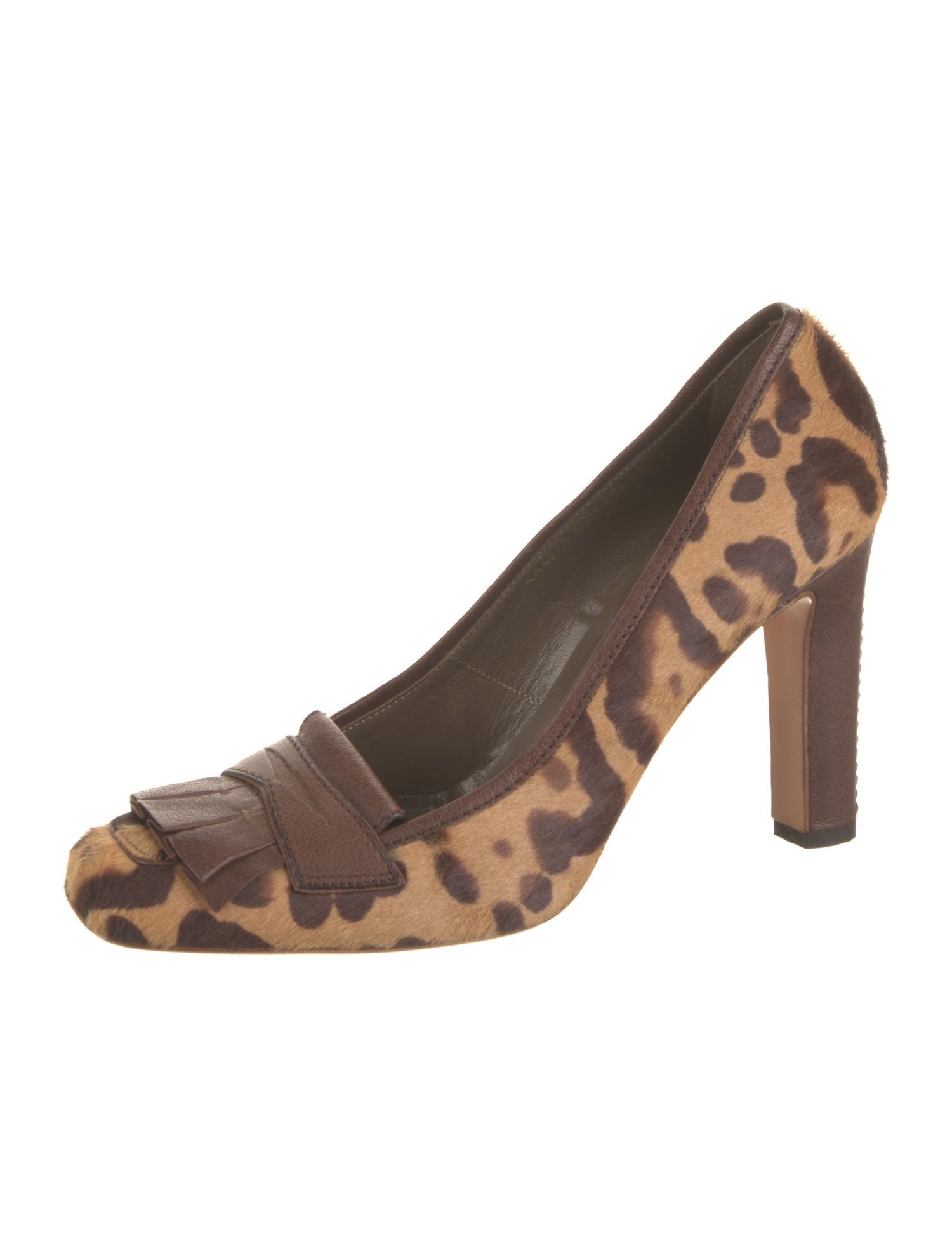 Valentino Ponyhair Animal Print Pumps
