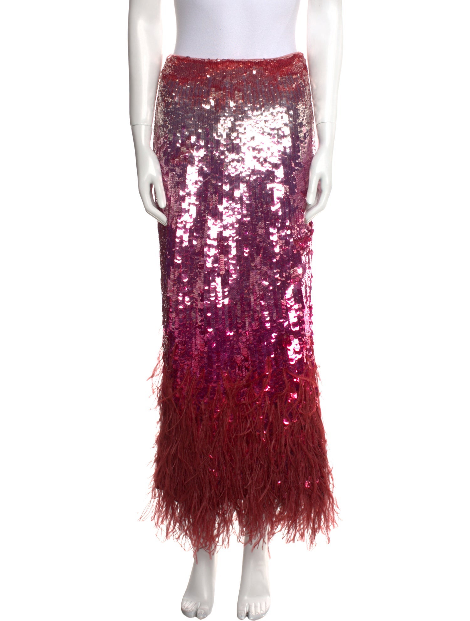 Valentino Sequin Embellishments Midi Length Skirt w/ Tags