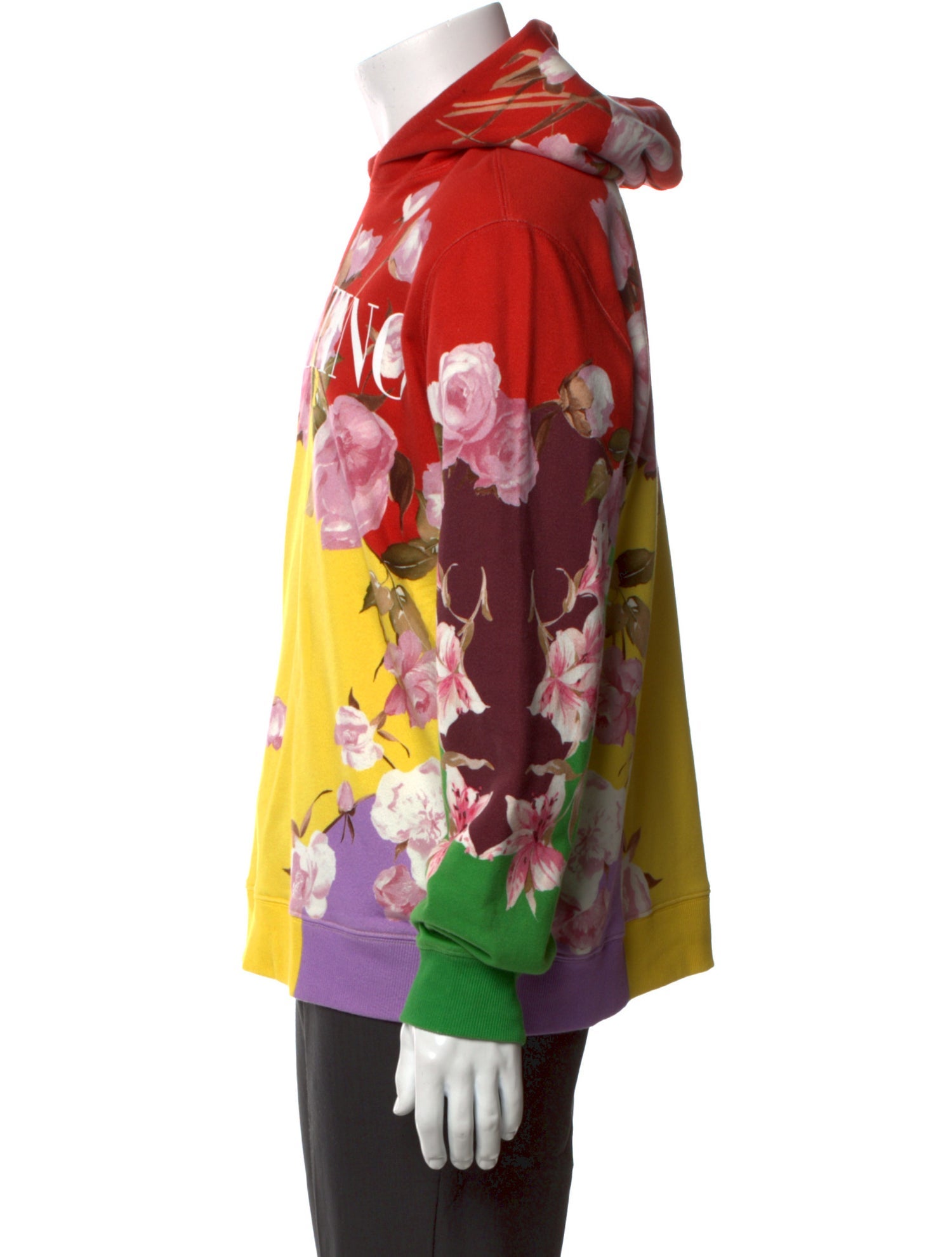 Valentino Graphic Print Crew Neck Hoodie