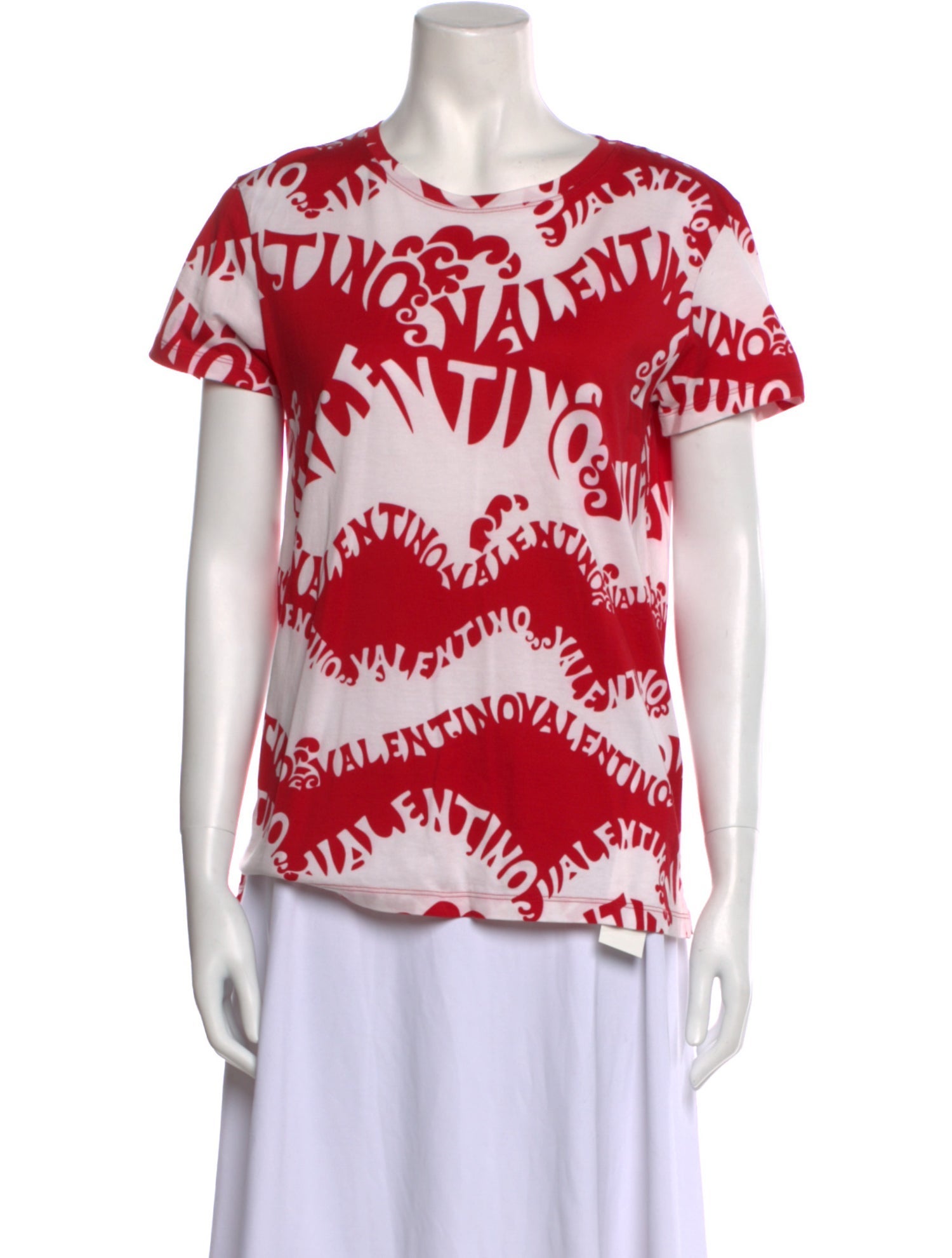 Valentino Printed Crew Neck T-Shirt