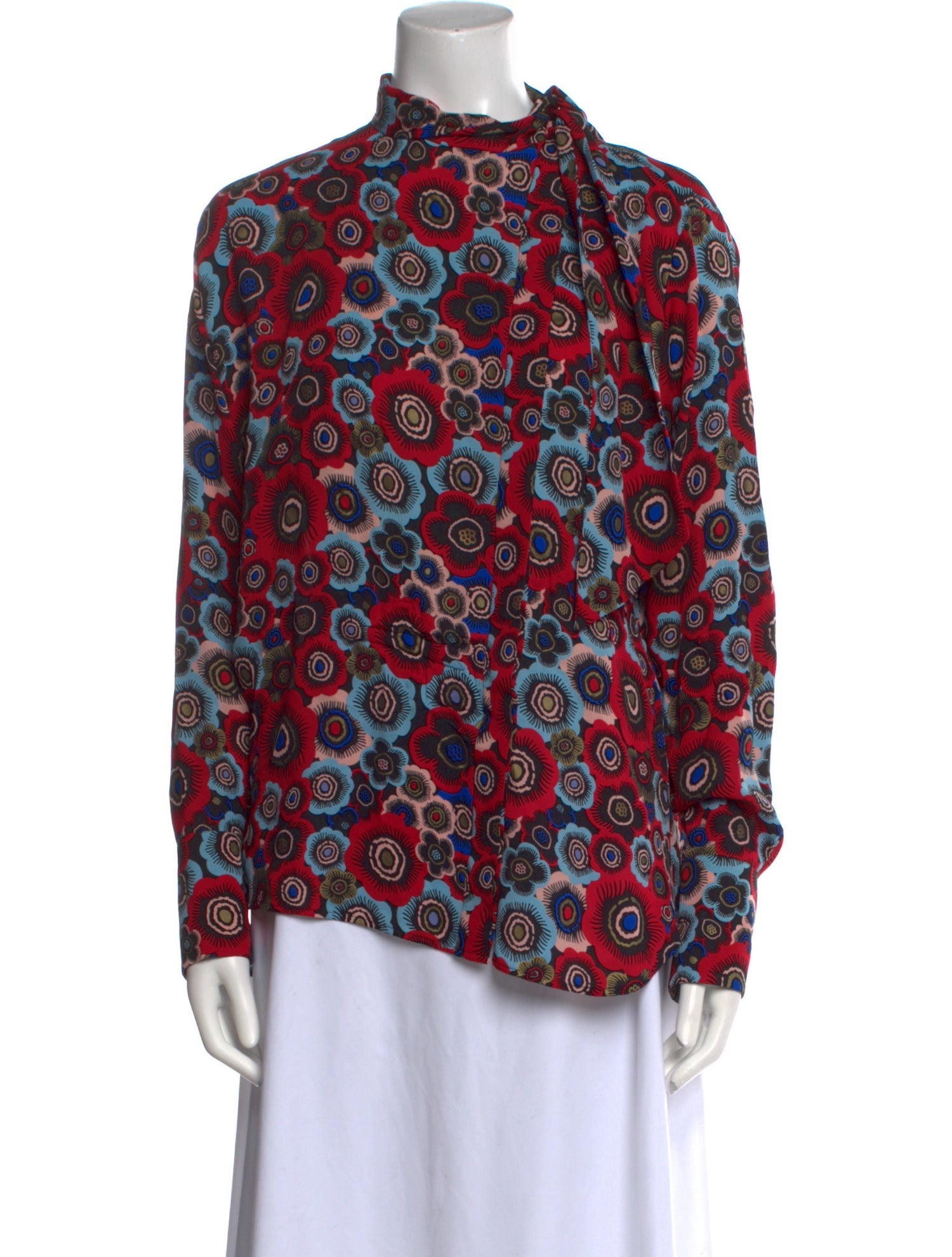 Valentino Silk Printed Blouse