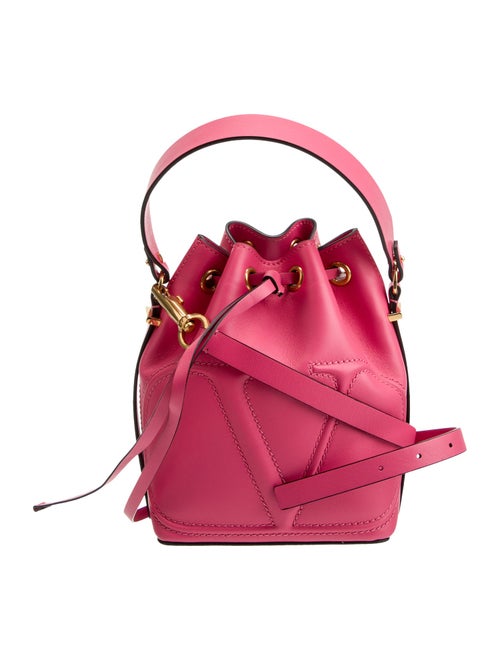 Valentino Leather Bucket Bag