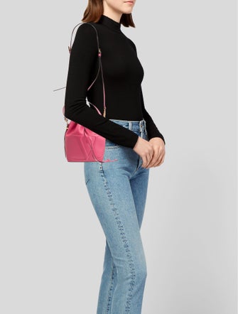 Valentino Leather Bucket Bag