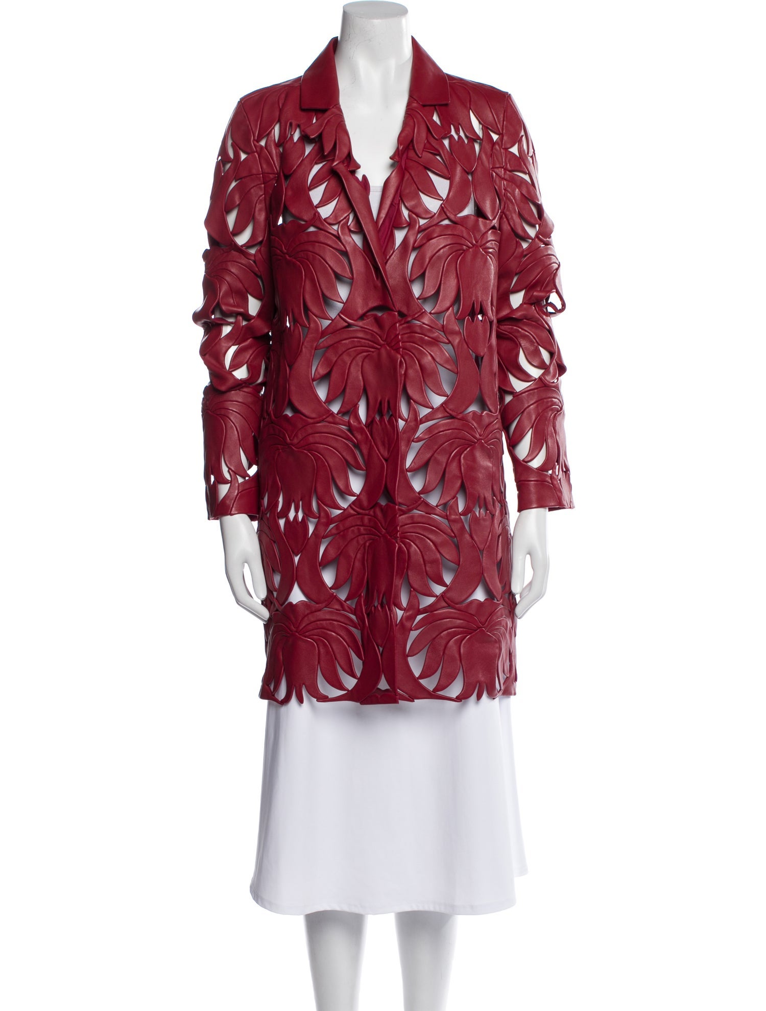 Valentino Lambskin Peacoat