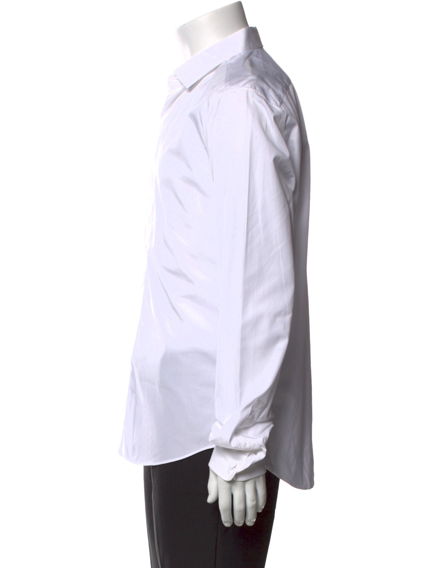 Valentino Rockstud Accents Striped Dress Shirt