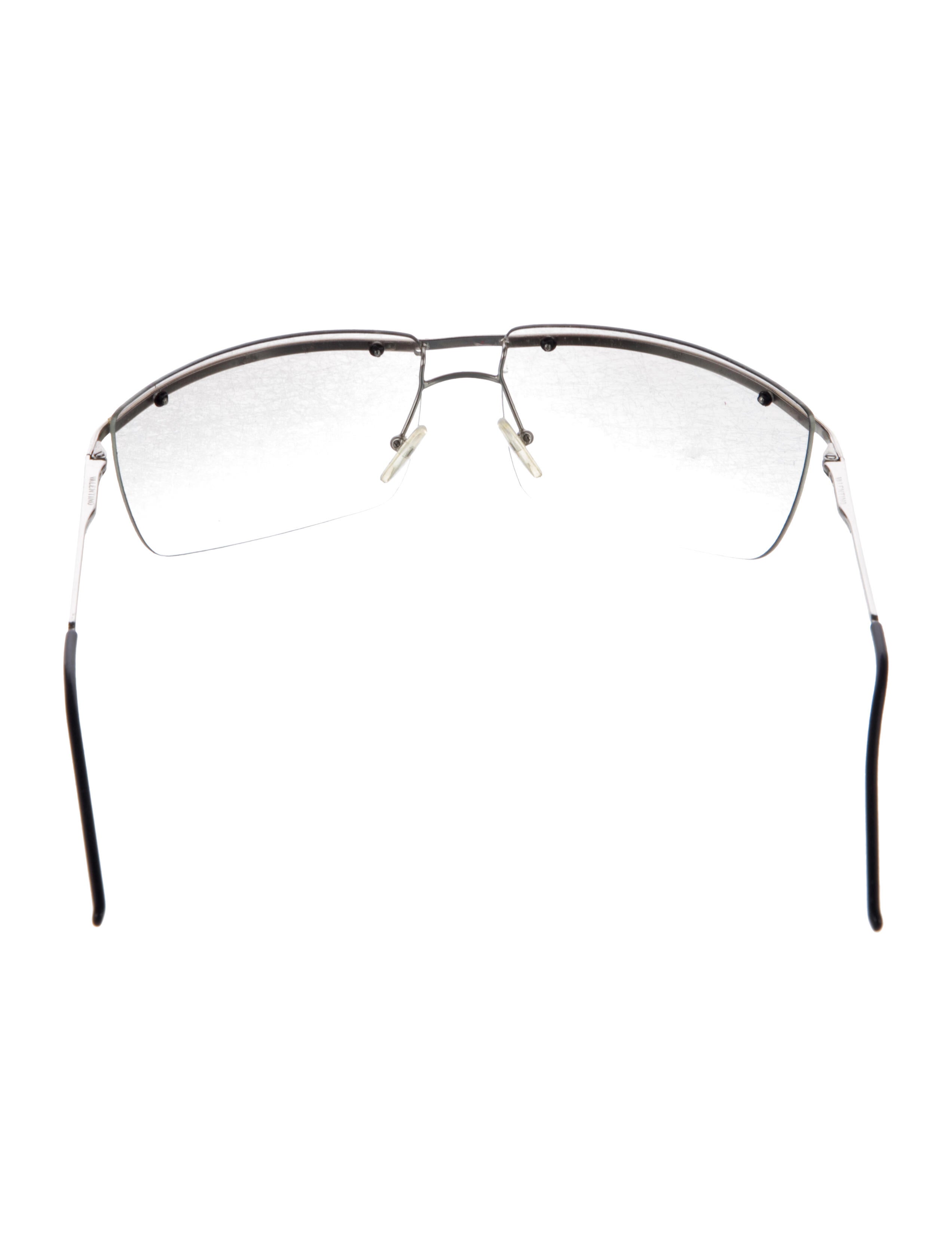 Valentino Vintage Shield Sunglasses